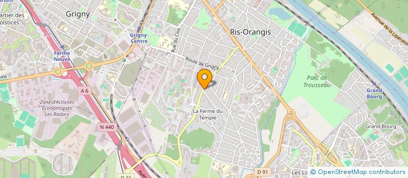 localisation de l'entreprise MADAME MARIAM SISSAKO à RIS-ORANGIS