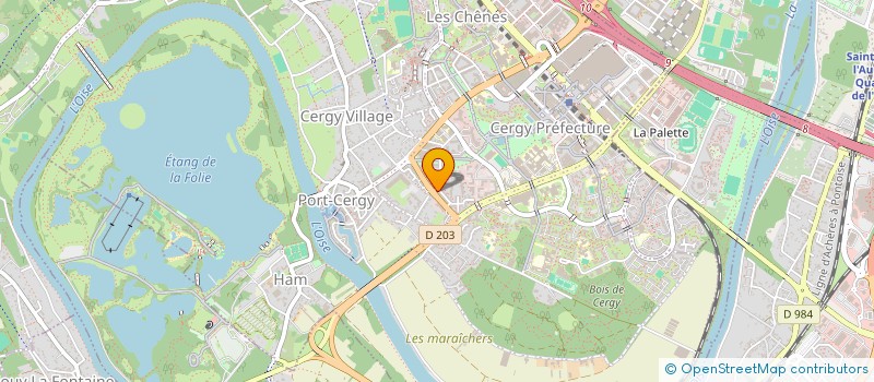 localisation de l'entreprise MADAME MARIAM SISSOKO  CERGY