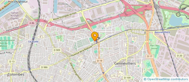 localisation de l'entreprise MADAME MARIAM TOURE  COLOMBES