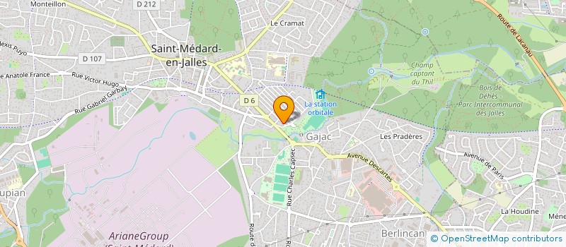 localisation de l'entreprise MADAME MARIAM VAZAGASHVILI à SAINT-MEDARD-EN-JALLES