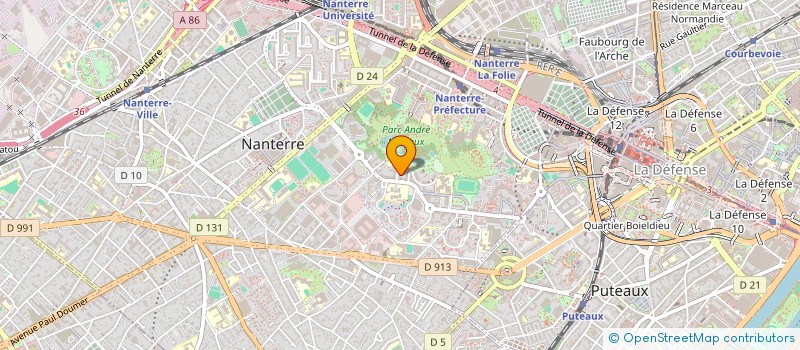 localisation de l'entreprise MADAME MARIAM VIEIRA  NANTERRE