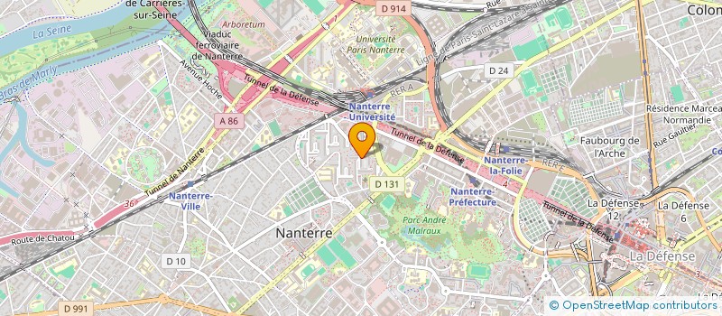 localisation de l'entreprise MADAME MARIAM WELE à NANTERRE