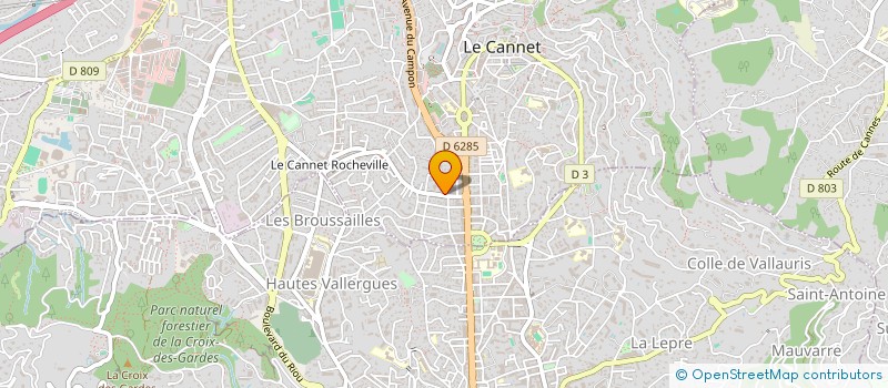localisation de l'entreprise MADAME MARIAM ZEROUALI à LE CANNET
