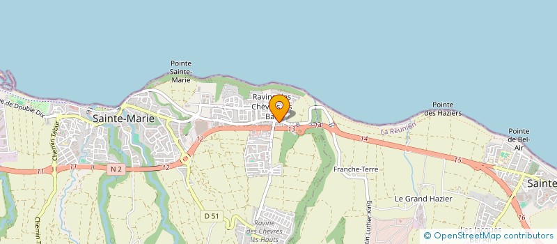 localisation de l'entreprise MADAME MARIAMA ABDOU  SAINTE-MARIE