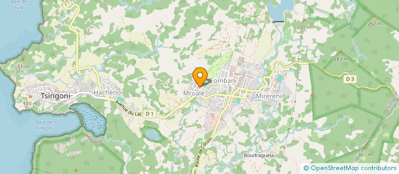 localisation de l'entreprise MADAME MARIAMA AHAMADA  TSINGONI