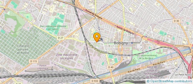 localisation de l'entreprise MADAME MARIAMA BAH  BOBIGNY