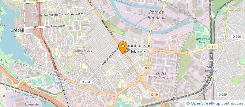 localisation de l'entreprise MADAME MARIAMA CISSOKHO  BONNEUIL-SUR-MARNE