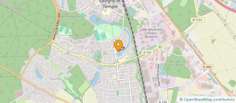 localisation de l'entreprise MADAME MARIAMA DIALLO  SAVIGNY-LE-TEMPLE