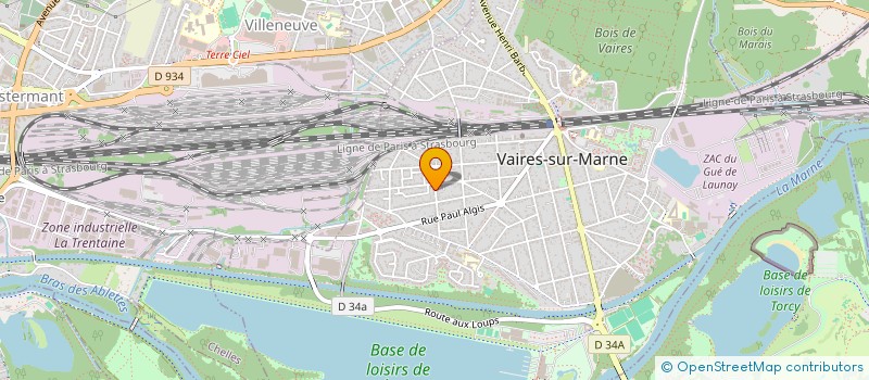 localisation de l'entreprise MADAME MARIAMA DIALLO  VAIRES-SUR-MARNE