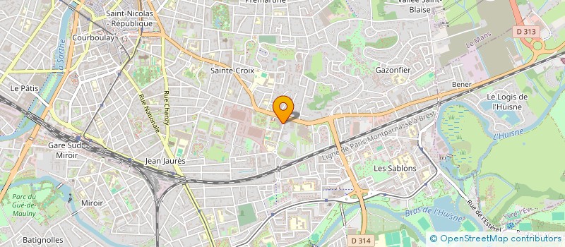 localisation de l'entreprise MADAME MARIAMA DIALLO  LE MANS