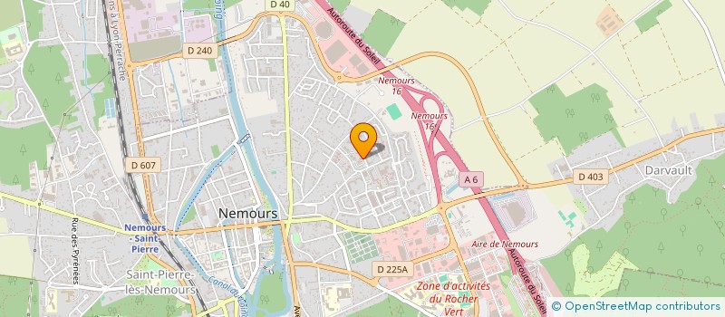 localisation de l'entreprise MADAME MARIAMA DIANGUE DI KOMBILA  NEMOURS