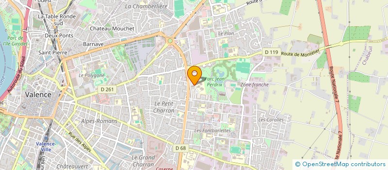 localisation de l'entreprise MADAME MARIAMA DIATTA  VALENCE