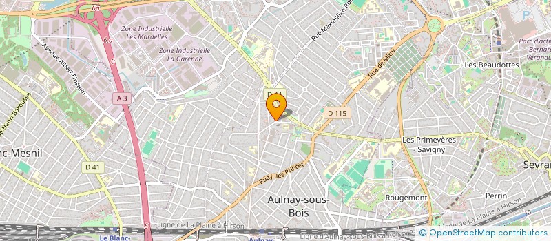 localisation de l'entreprise MADAME MARIAMA DJATA à AULNAY-SOUS-BOIS