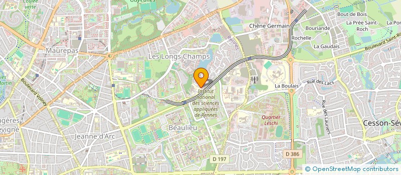 localisation de l'entreprise MADAME MARIAMA DRAME  RENNES