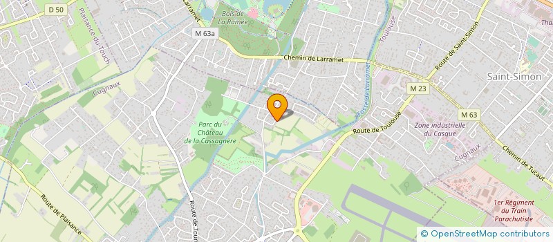 localisation de l'entreprise MADAME MARIAMA KA  CUGNAUX