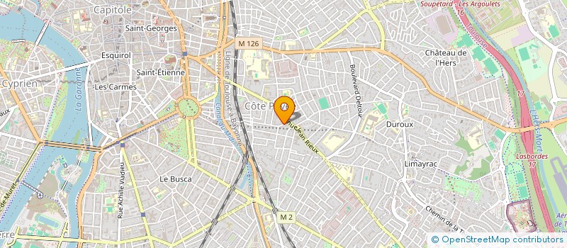 localisation de l'entreprise MADAME MARIAMA KOUJ  TOULOUSE