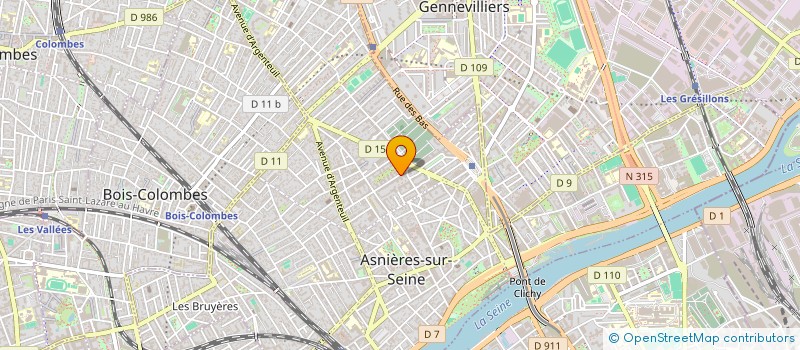 localisation de l'entreprise MADAME MARIAMA MOUNISSENS  ASNIERES-SUR-SEINE