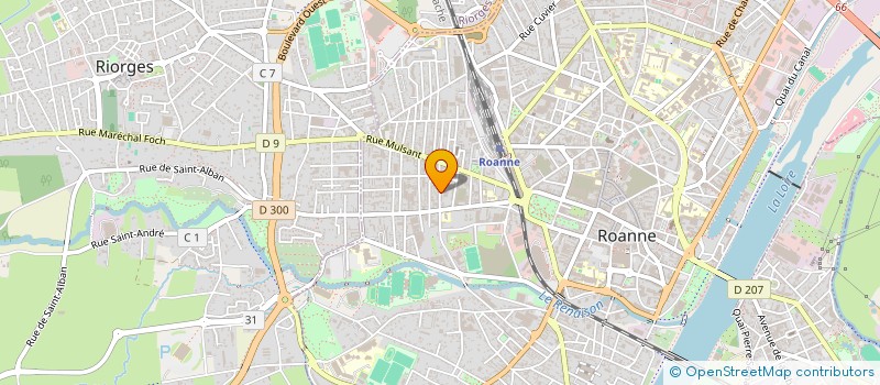 localisation de l'entreprise MADAME MARIAMA RABE DJIGO à ROANNE