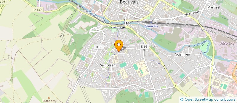 localisation de l'entreprise MADAME MARIAMA SALHI  BEAUVAIS