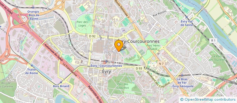 localisation de l'entreprise MADAME MARIAMA SOIBY  EVRY-COURCOURONNES