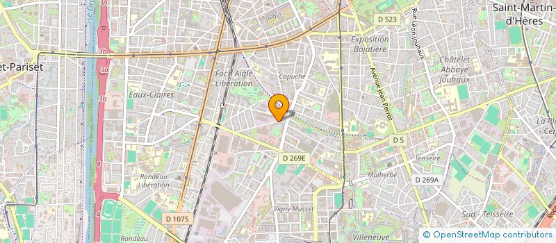 localisation de l'entreprise MADAME MARIAMA SOUARE  GRENOBLE