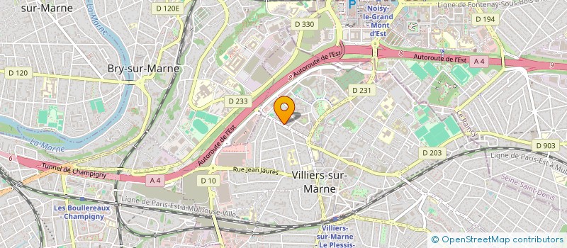 localisation de l'entreprise MADAME MARIAME AMIDJEE à VILLIERS-SUR-MARNE