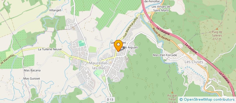 localisation de l'entreprise MADAME MARIAME BAMBA  MAUREILLAS-LAS-ILLAS