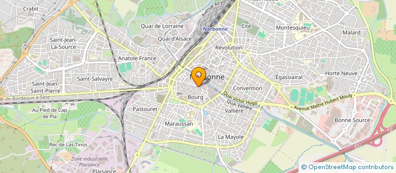 localisation de l'entreprise MADAME MARIAME BANGOURA  NARBONNE