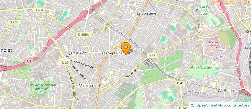 localisation de l'entreprise MADAME MARIAME DIALLO à MONTREUIL