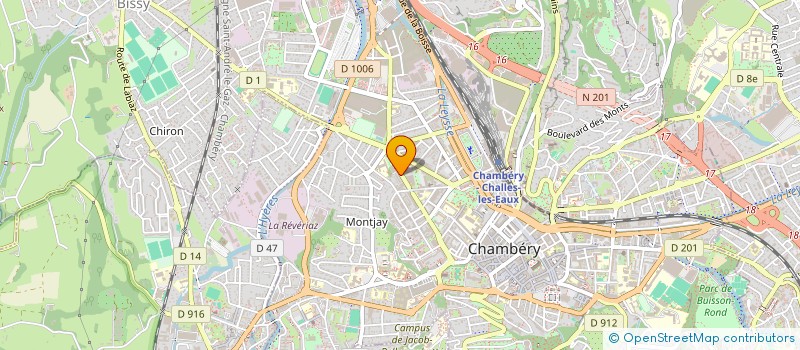 localisation de l'entreprise MADAME MARIAME DIALLO à CHAMBERY