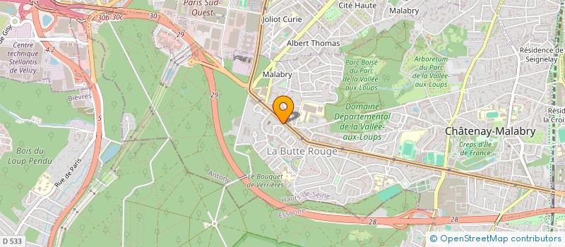 localisation de l'entreprise MADAME MARIAME DIAWARA  CHATENAY-MALABRY