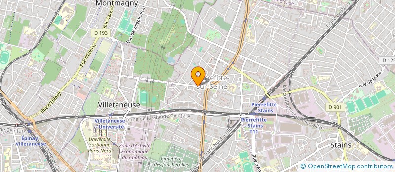 localisation de l'entreprise MADAME MARIAME DOUMBIA  PIERREFITTE-SUR-SEINE