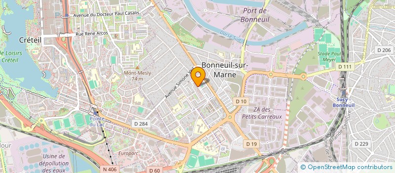 localisation de l'entreprise MADAME MARIAME GINDI  BONNEUIL-SUR-MARNE