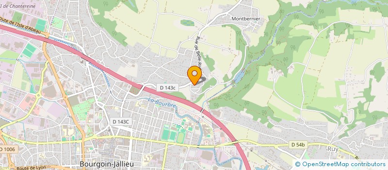 localisation de l'entreprise MADAME MARIAME HARAZI  BOURGOIN-JALLIEU