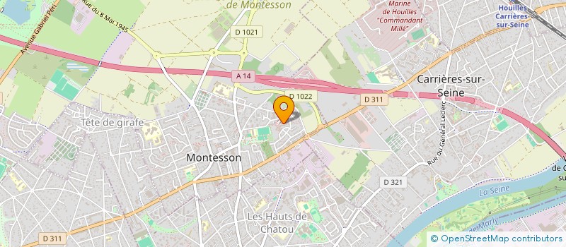 localisation de l'entreprise MADAME MARIAME SANE  MONTESSON