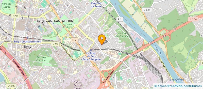 localisation de l'entreprise MADAME MARIAME SISSAKO  EVRY-COURCOURONNES