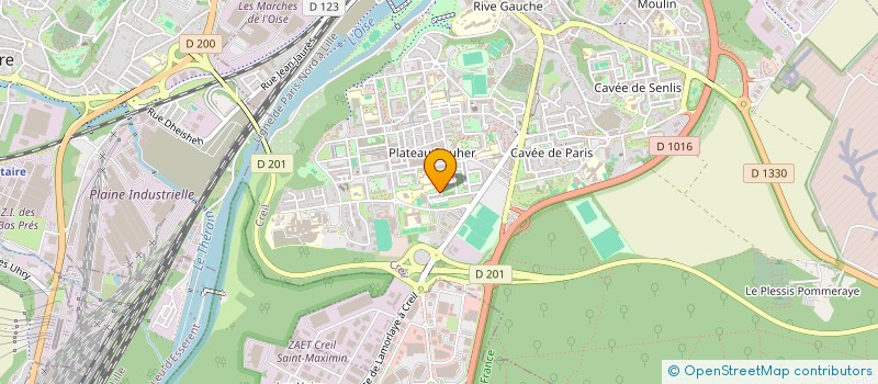 localisation de l'entreprise MADAME MARIAME SOW  SENLIS