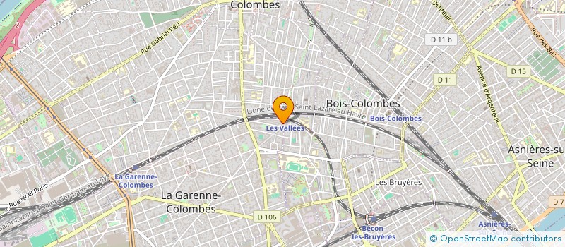 localisation de l'entreprise MADAME MARIAME TOLNO  LA GARENNE-COLOMBES