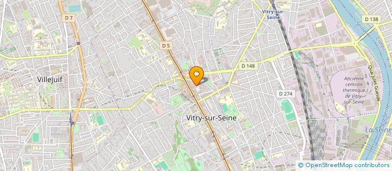 localisation de l'entreprise MADAME MARIAME TOURE à VITRY-SUR-SEINE