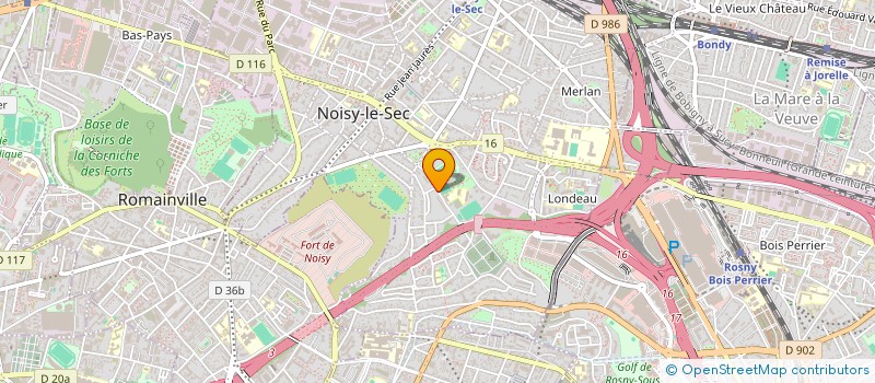 localisation de l'entreprise MADAME MARIAME TRAORE à NOISY-LE-SEC