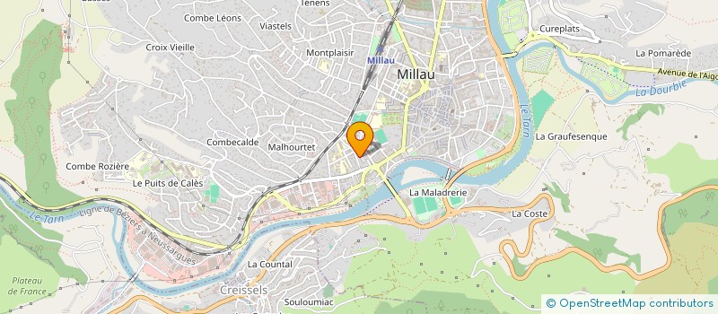 localisation de l'entreprise MADAME MARIAMI KHOJAVA GURJIDZE à MILLAU