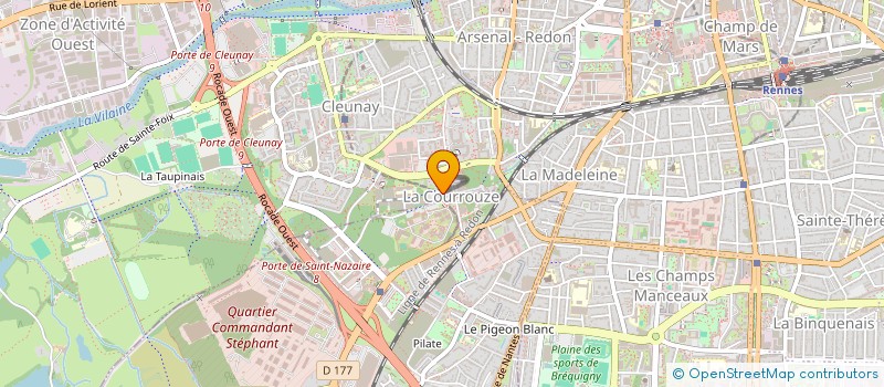 localisation de l'entreprise MADAME MARIAMI PANCHULIDZE  RENNES