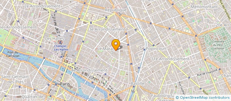 localisation de l'entreprise MADAME MARIAMNE MERLO  PARIS