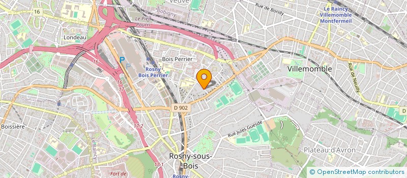 localisation de l'entreprise MADAME MARIAN ALBER HELMY BEBAWY  ROSNY-SOUS-BOIS