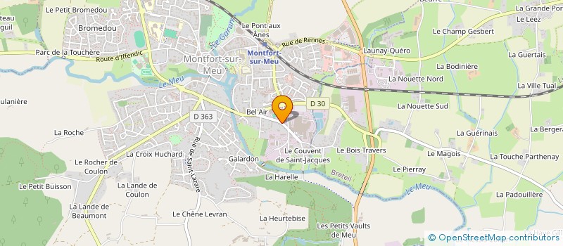 localisation de l'entreprise MADAME MARIAN PIEL  MONTFORT-SUR-MEU