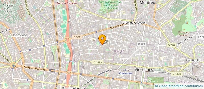 localisation de l'entreprise MADAME MARIAN WIJNVOORD à MONTREUIL