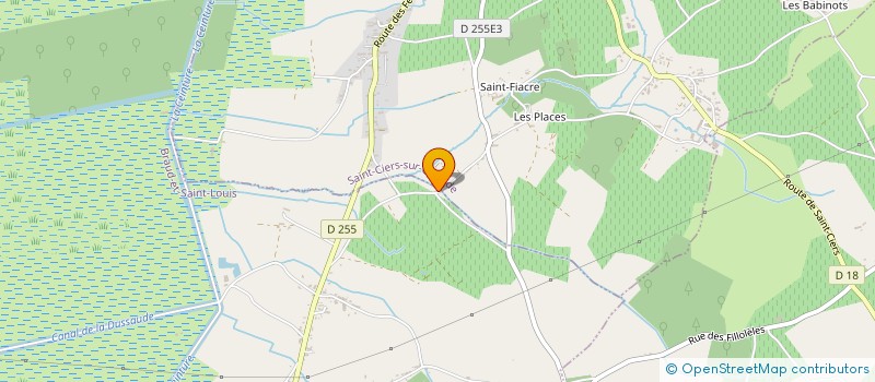 localisation de l'entreprise MADAME MARIANA BAILLEUIL  BRAUD-ET-SAINT-LOUIS