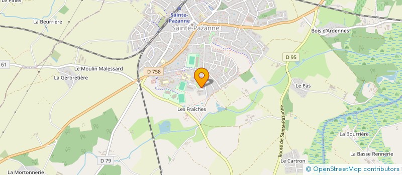localisation de l'entreprise MADAME MARIANA BATISTA à SAINTE-PAZANNE