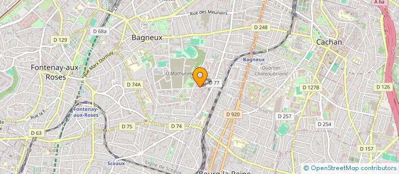 localisation de l'entreprise MADAME MARIANA BOZOANCA à BAGNEUX