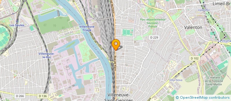 localisation de l'entreprise MADAME MARIANA CERCHEZ à VILLENEUVE ST GEORGES